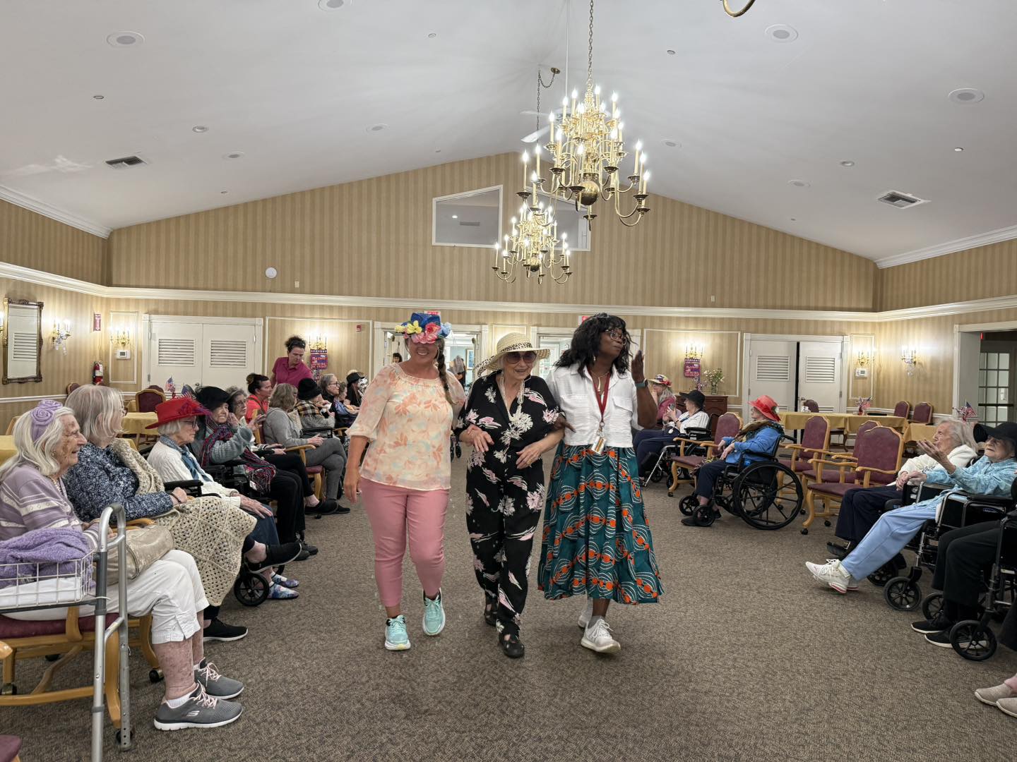 a fashion show at holland village